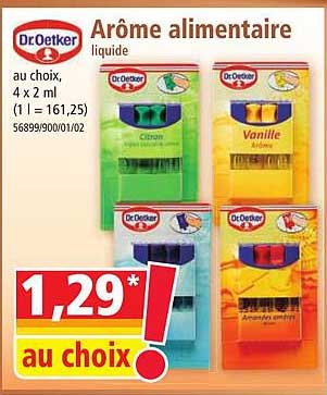arôme alimentaire dr. oetker