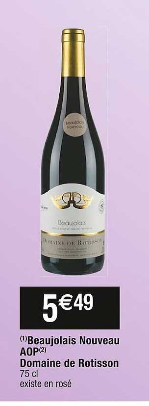 beaujolais nouveau aop domaine de potisson