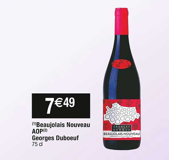 beaujolais nouveau aop georges duboeuf