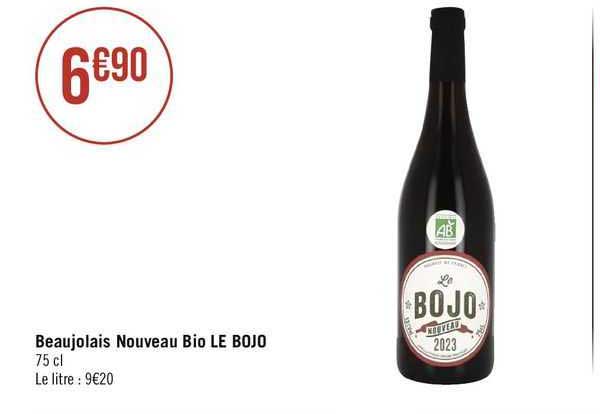 beaujolais nouveau bio le bojo