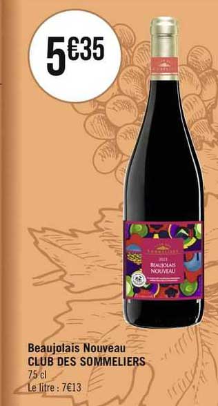 beaujolais nouveau club des sommeliers