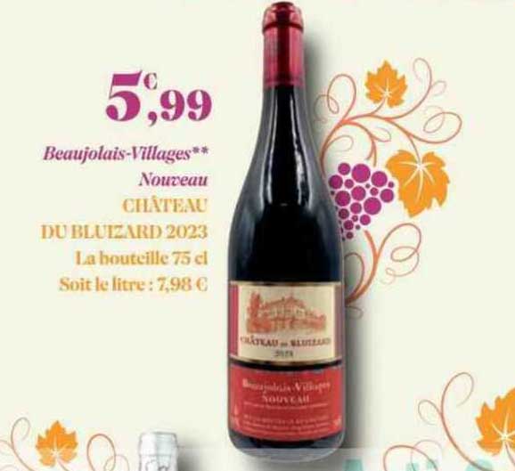beaujolais-villages nouveau château du bluizard 2023