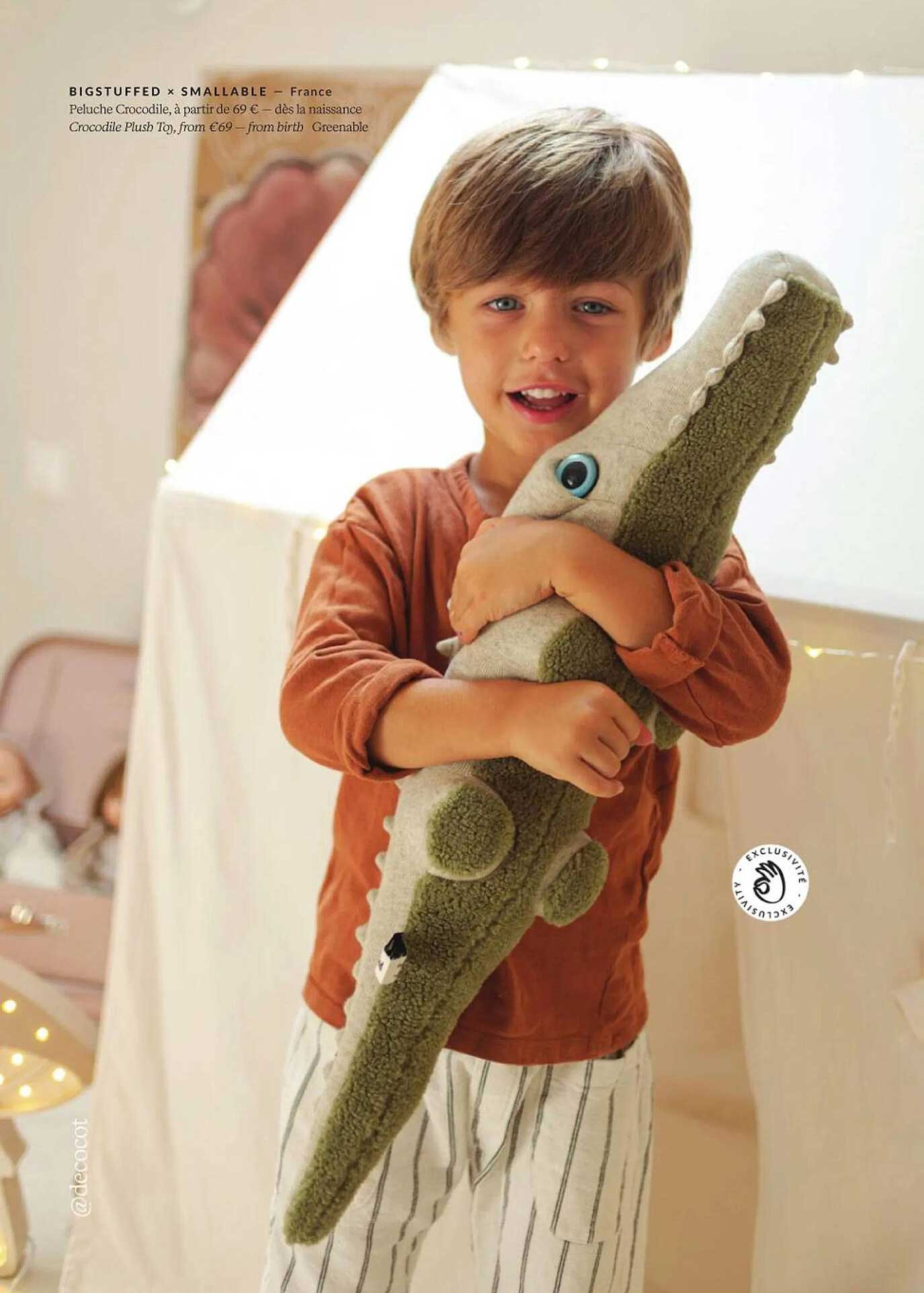 bigstuffed x smallable peluche crocodile