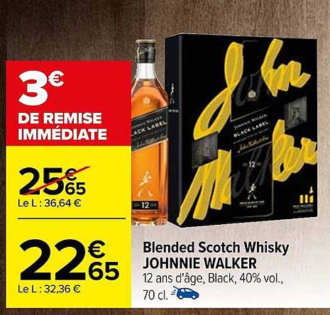 blended scotch whisky johnnie walker