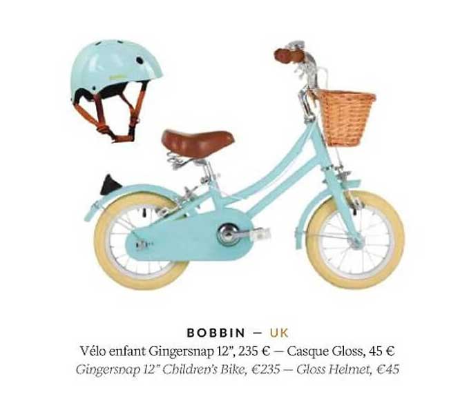 bobbin vélo enfant gingersnap 12"