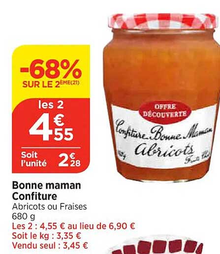 bonne maman confiture