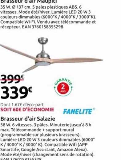 Brasseur D'air Salazie Fanelite