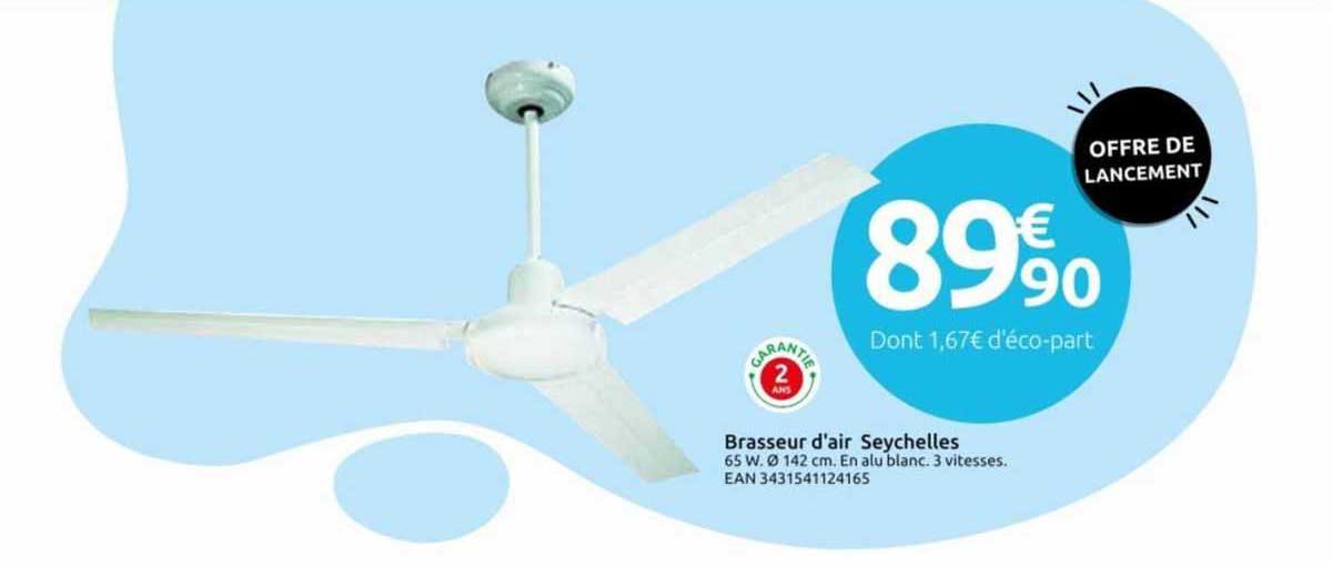 brasseur d'air seychelles