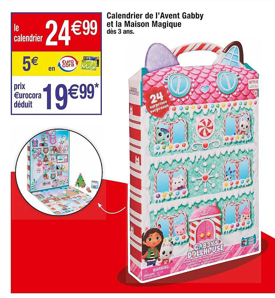 calendrier de l'avent gabby et la maison magique