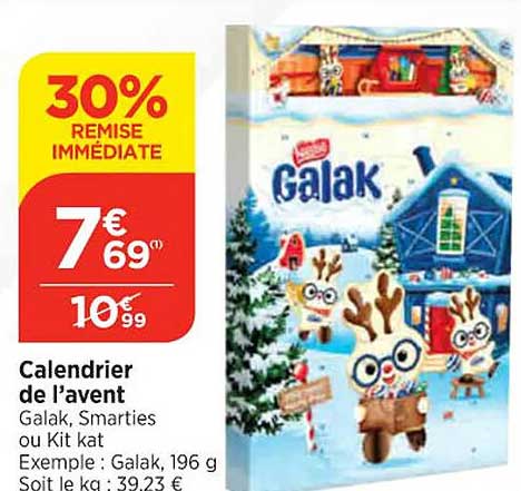 calendrier de l'avent