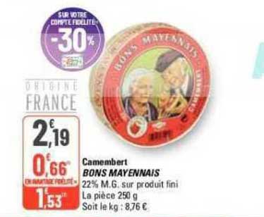 camembert bons mayennais