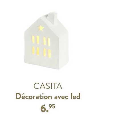 casita décoration avec led