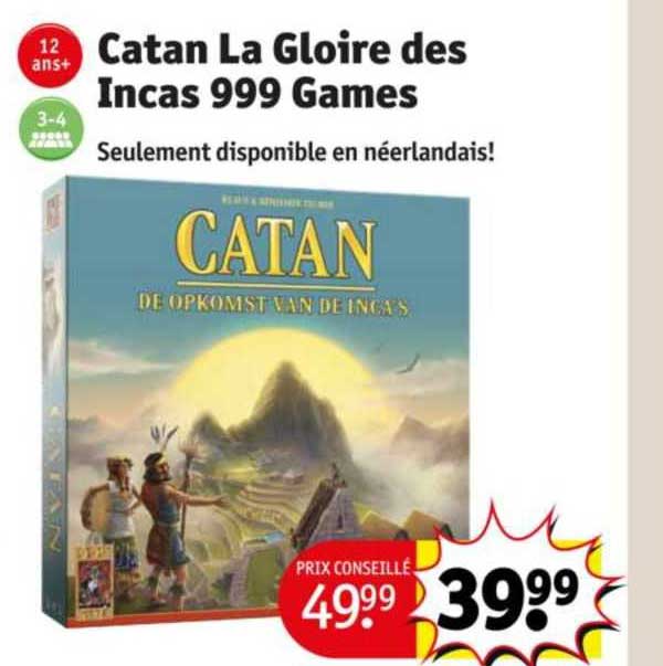 catan la gloire des incas 999 games
