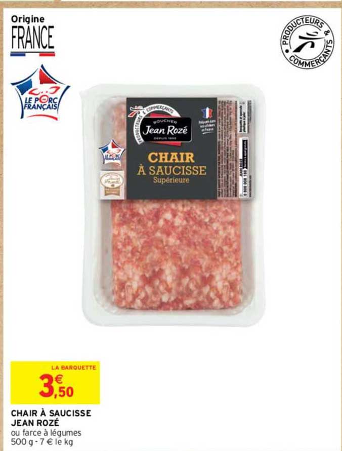 chair à saucisse jean rozé