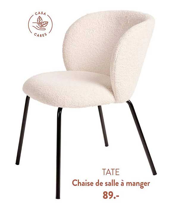 chaise de salle à manger tate