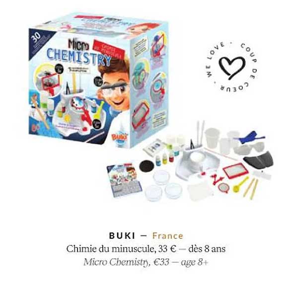 chimie du minuscule - buki