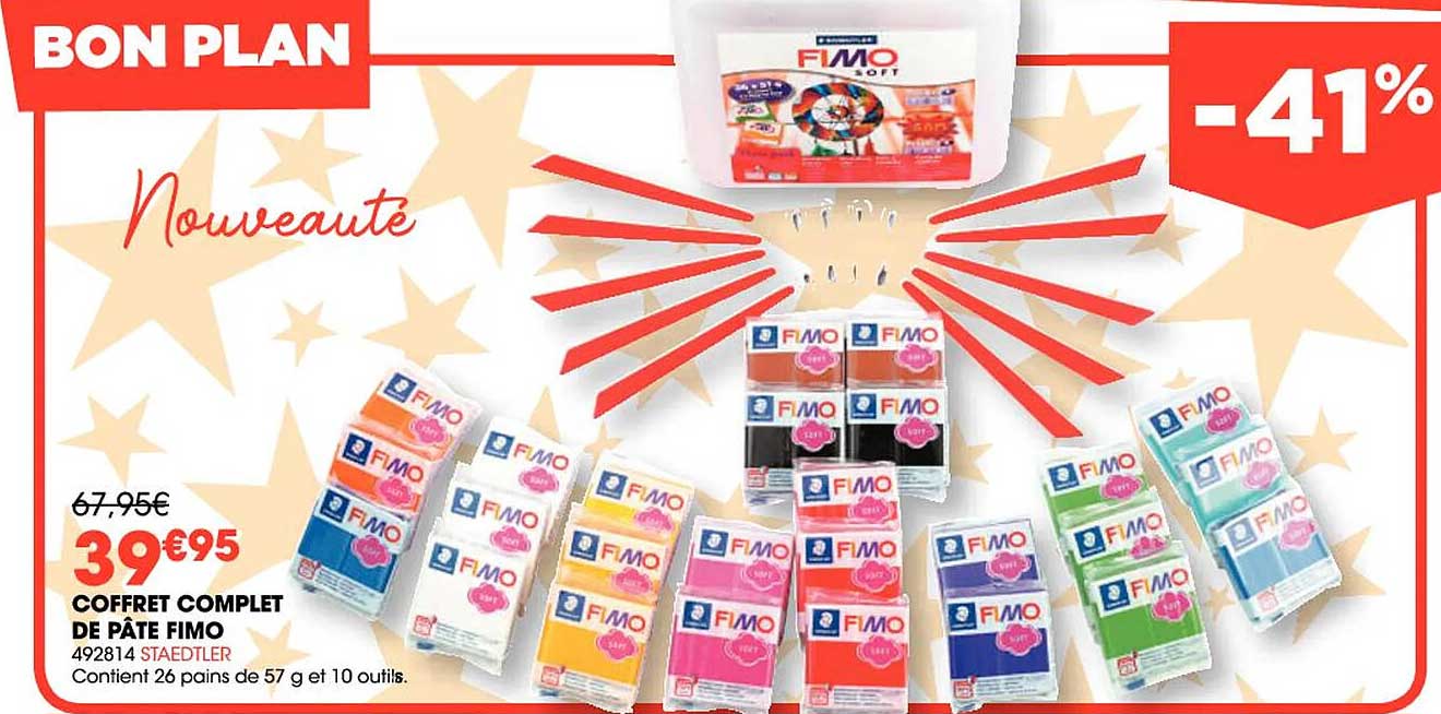 coffret complet de pâte fimo