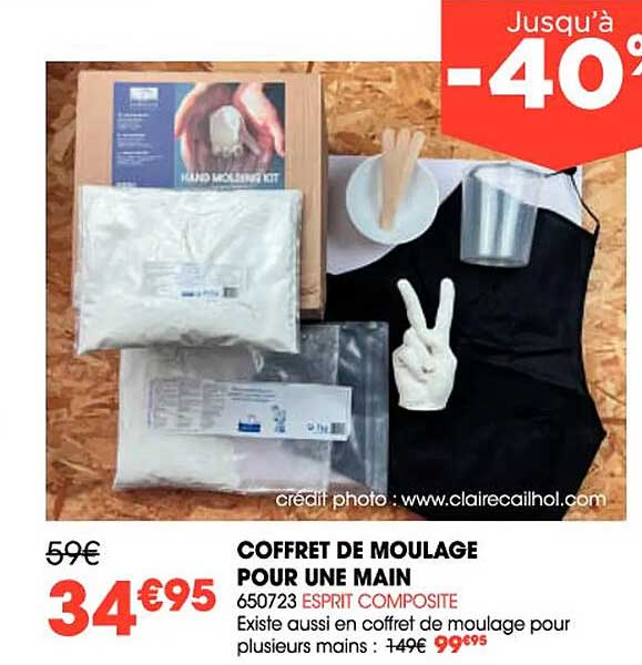 Coffret De Moulage Pour Une Main