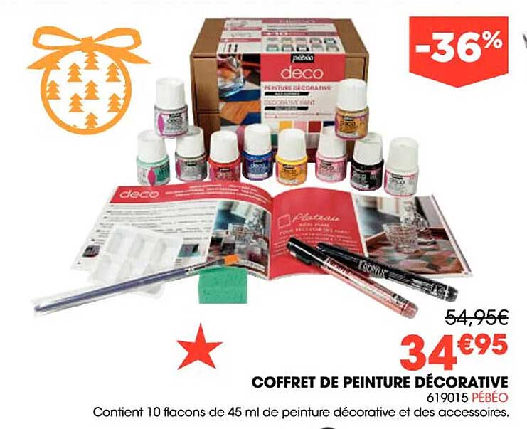 coffret de peinture décorative