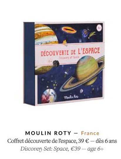 coffret découverte de l'espace - moulin roty