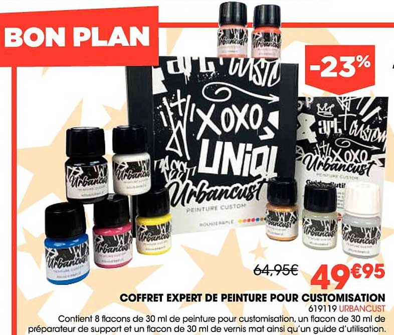 coffret expert de peinture pour customisation