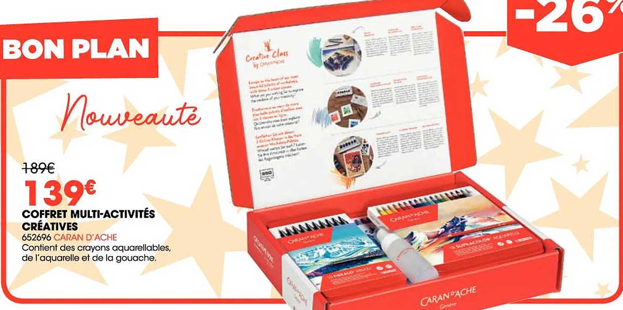 coffret multi-activités créatives