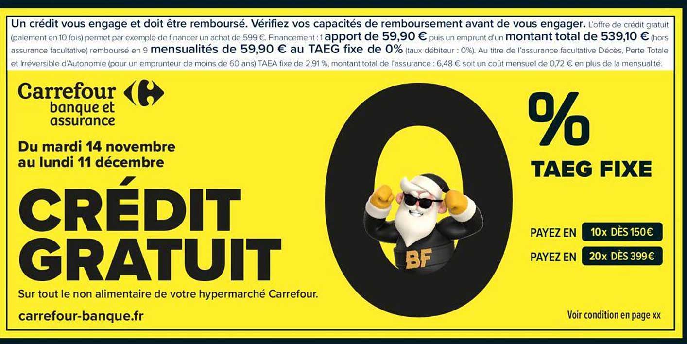crédit gratuit