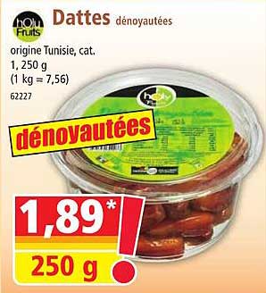 dattes dénoyautées holy fruits