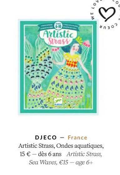 Djeco Artistic Strass, Ondes Aquatiques