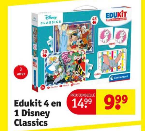 edukit 4 en 1 disney classics