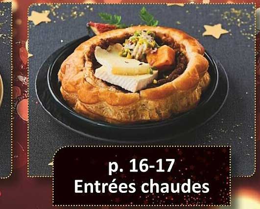 entrées chaudes
