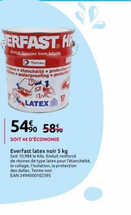 everfast latex noir 5 kg