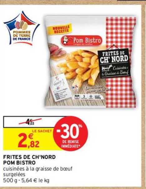 Frites De Ch'nord Pom Bistro