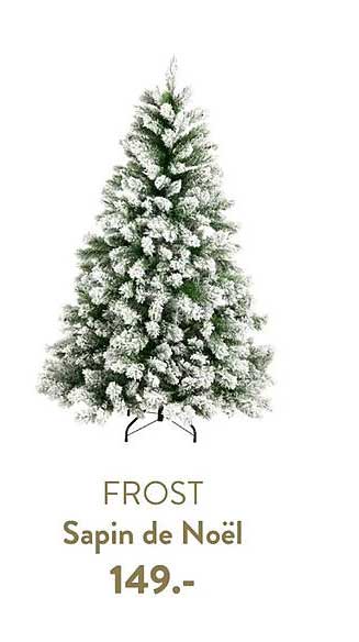 frost sapin de noël