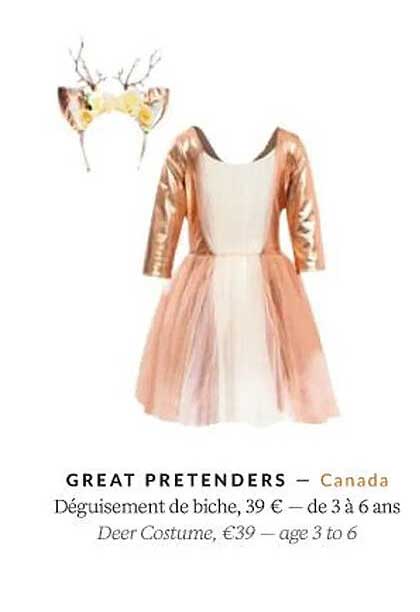 great pretenders déguisement de biche