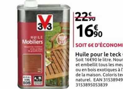 huile pour le teck v33