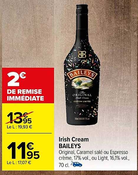 irish cream baileys