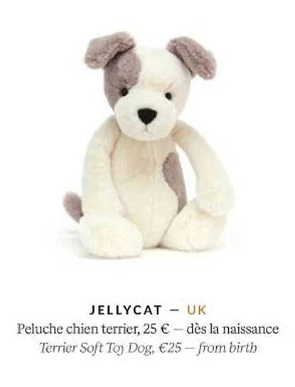 jellycat peluche chien terrier