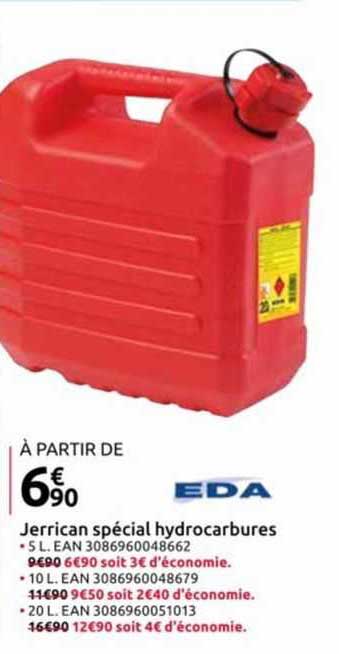jerrican spécial hydrocarbures eda