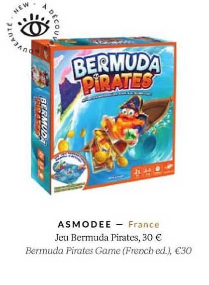 jeu bermuda pirates - asmodée