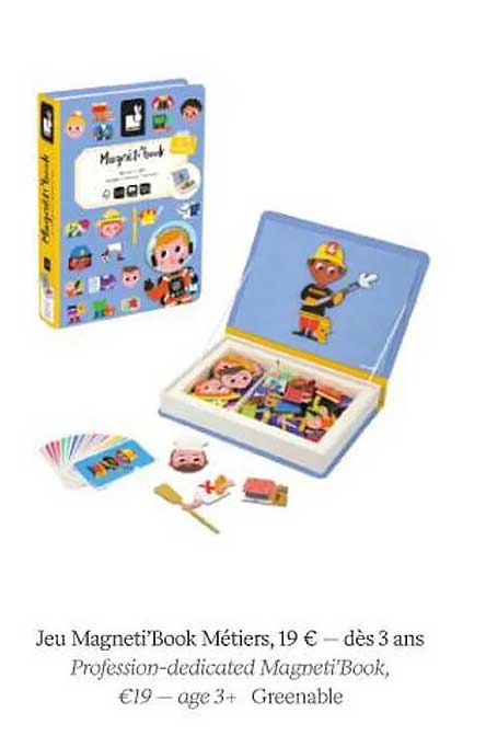 Jeu Magneti'book Métaiers