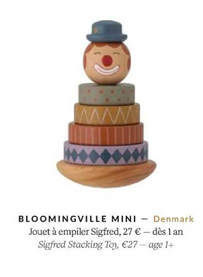jouet à empiler sigfred - bloomingville mini