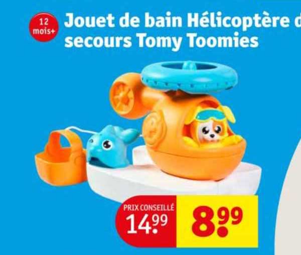 Jouet De Bain Hélicoptère De Secours Tomy Toomies