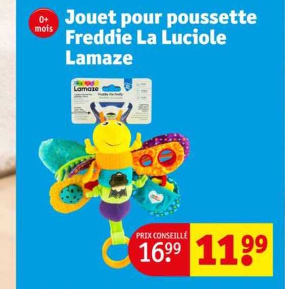 jouet pour poussette freddie la luciole lamaze