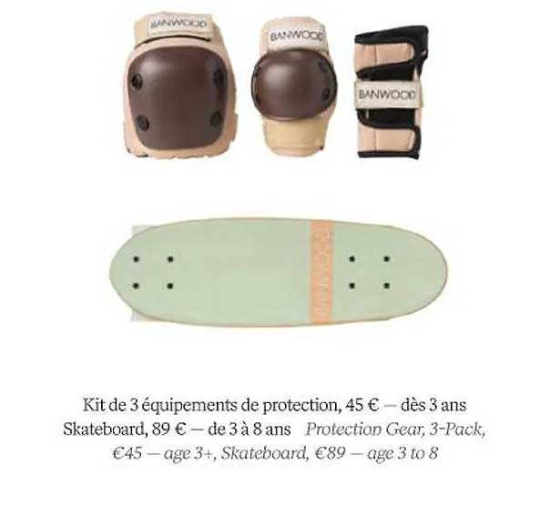 Kit De 3 équiments De Protection Ou Skateboard