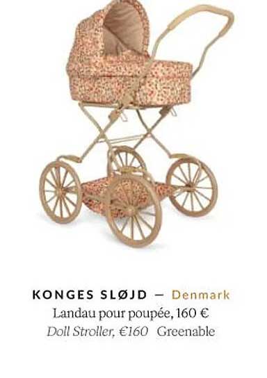 konges sløjd landau pour poupée