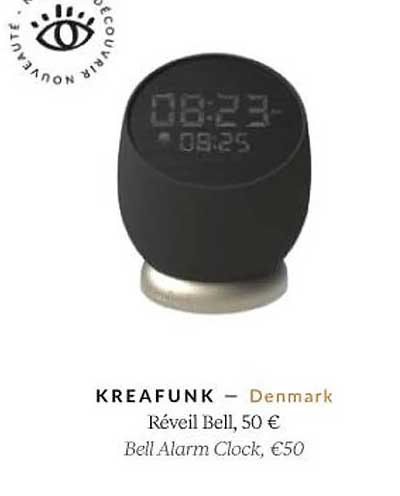 kreafunk réveil bell