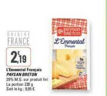 l'emmental français paysan breton