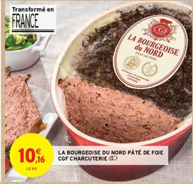 la bourgeoise du nord pâté de foie cgf charcuterie