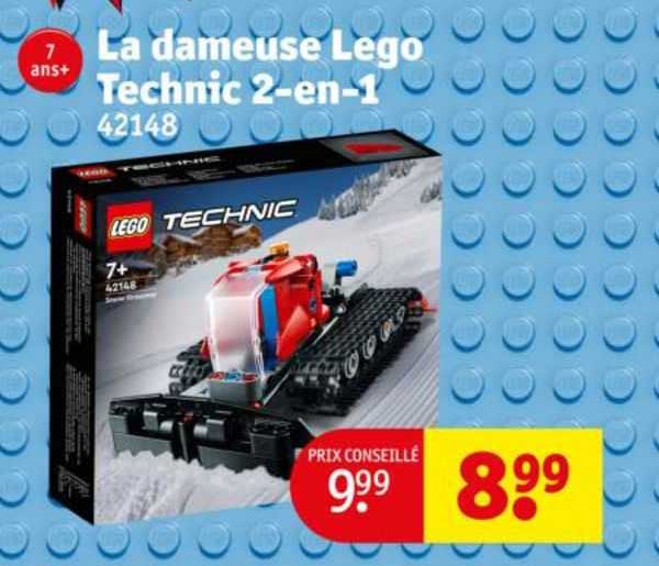 la dameuse lego technic 2-en-1 42148